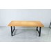 Solid Wooden Office Desk Meeting Table With Metal Box Frame - Industrial Design - 1.5m / 1.8m / 2m Seats 4-8 persons